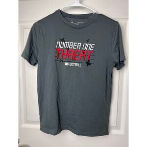 Under Armour "Number One Threat" Football Youth Shirt, Size YLG